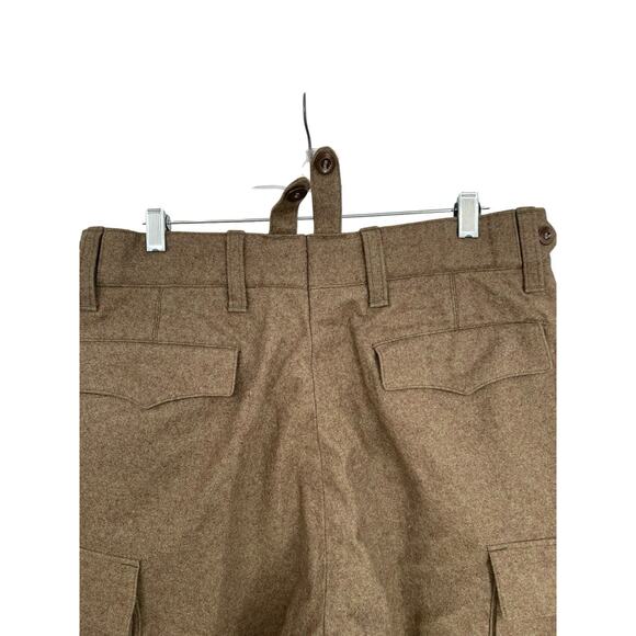 Vintage German Serios Field Pants Military Wool Cargo Size 33 X 29 - Picture 11 of 16